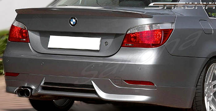 Custom BMW 5 Series  Sedan Rear Lip/Diffuser (2004 - 2007) - $425.00 (Part #BM-007-RA)